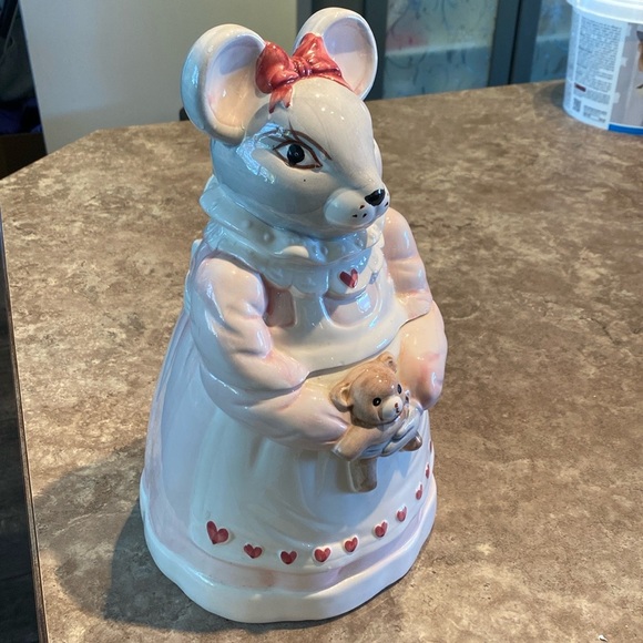 House of Lloyd Melinda Mouse Cookie Jar, 1990 - Picture 3 of 12